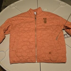 Disney Orange Puffer Jacket